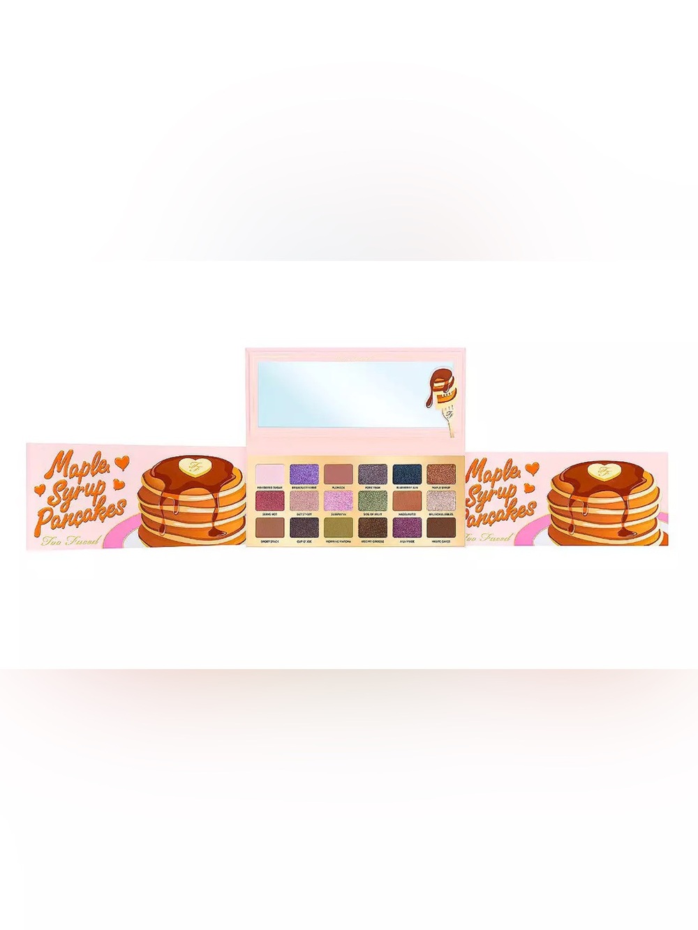 Too Faced Maple Syrup Pancakes Eyeshadow Palette 18 Colors Limited Edition NWT